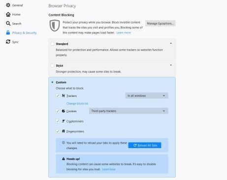 فایرفاکس به‌طور پیش‌فرض استفاده از انگشت‌نگاری آنلاین را ممنوع می‌کند 