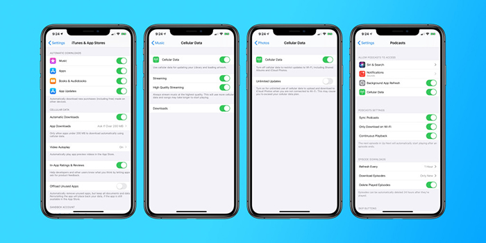 چگونه در مصرف اینترنت آیفون و آیپد صرفهجویی کنیم؟