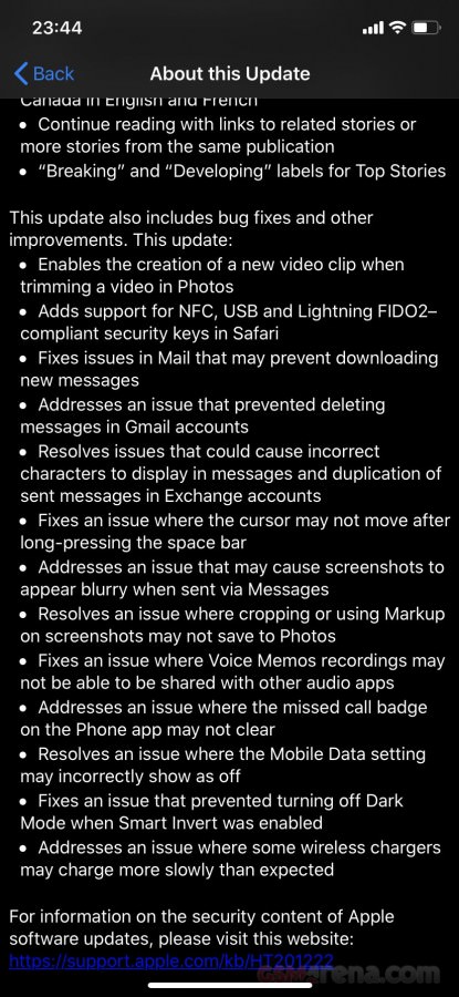 اپل iOS و iPadOS نسخه 13.3 را منتشر کرد