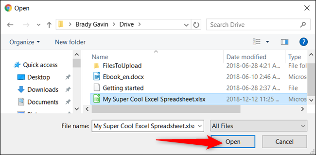 نحوه وارد کردن یک فایل اکسل به Google Sheets