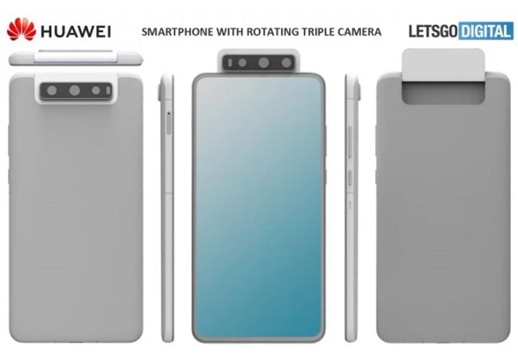 طراحی جدید دوربین سه‌گانه و چرخشی هواوی ثبت اختراع شد