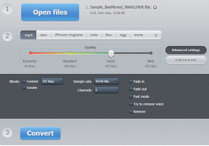 نحوه تبدیل فرمت صوتی FLAC به MP3